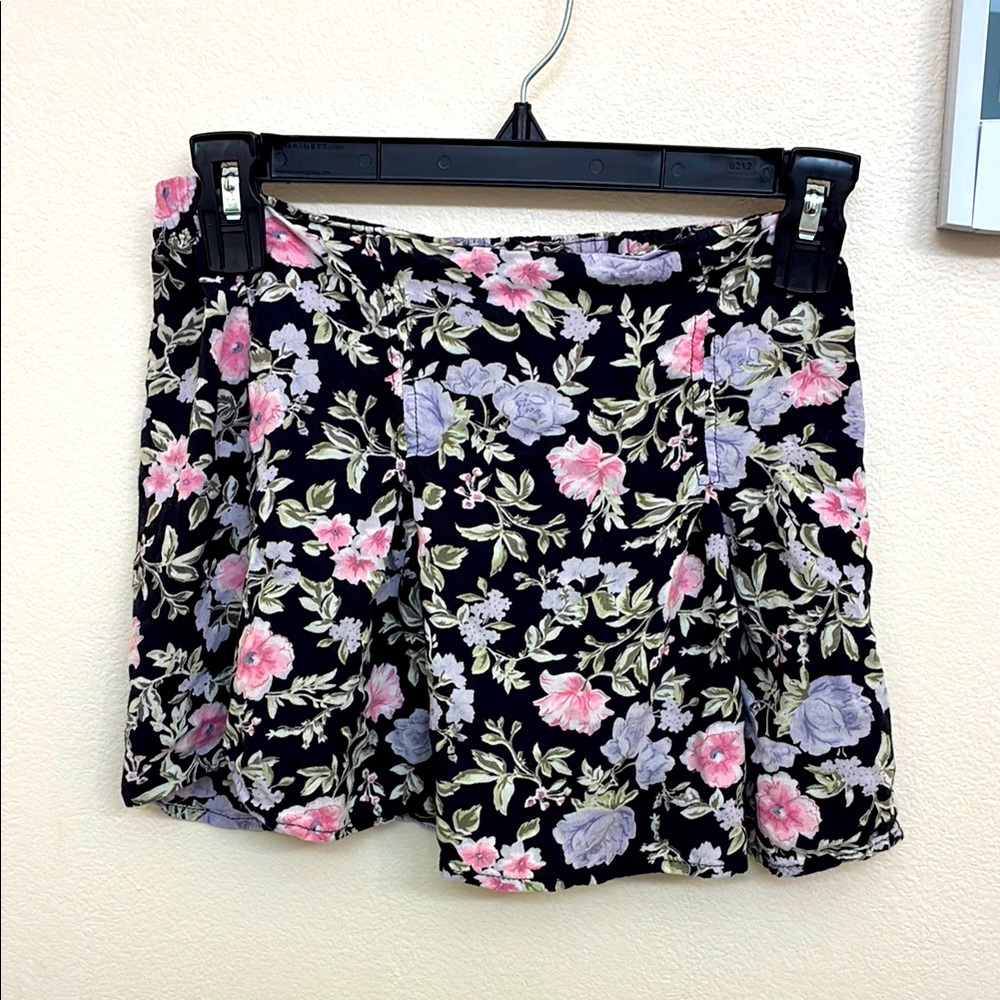 H&M FLORAL MINI SKIRT